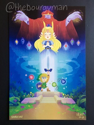 A Link To The Past (Legend of Zelda) 12 x 18" poster/affiche
