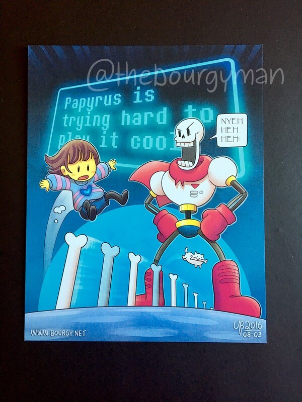 Papyrus (Undertale) 8 x 10&quot; poster/affiche