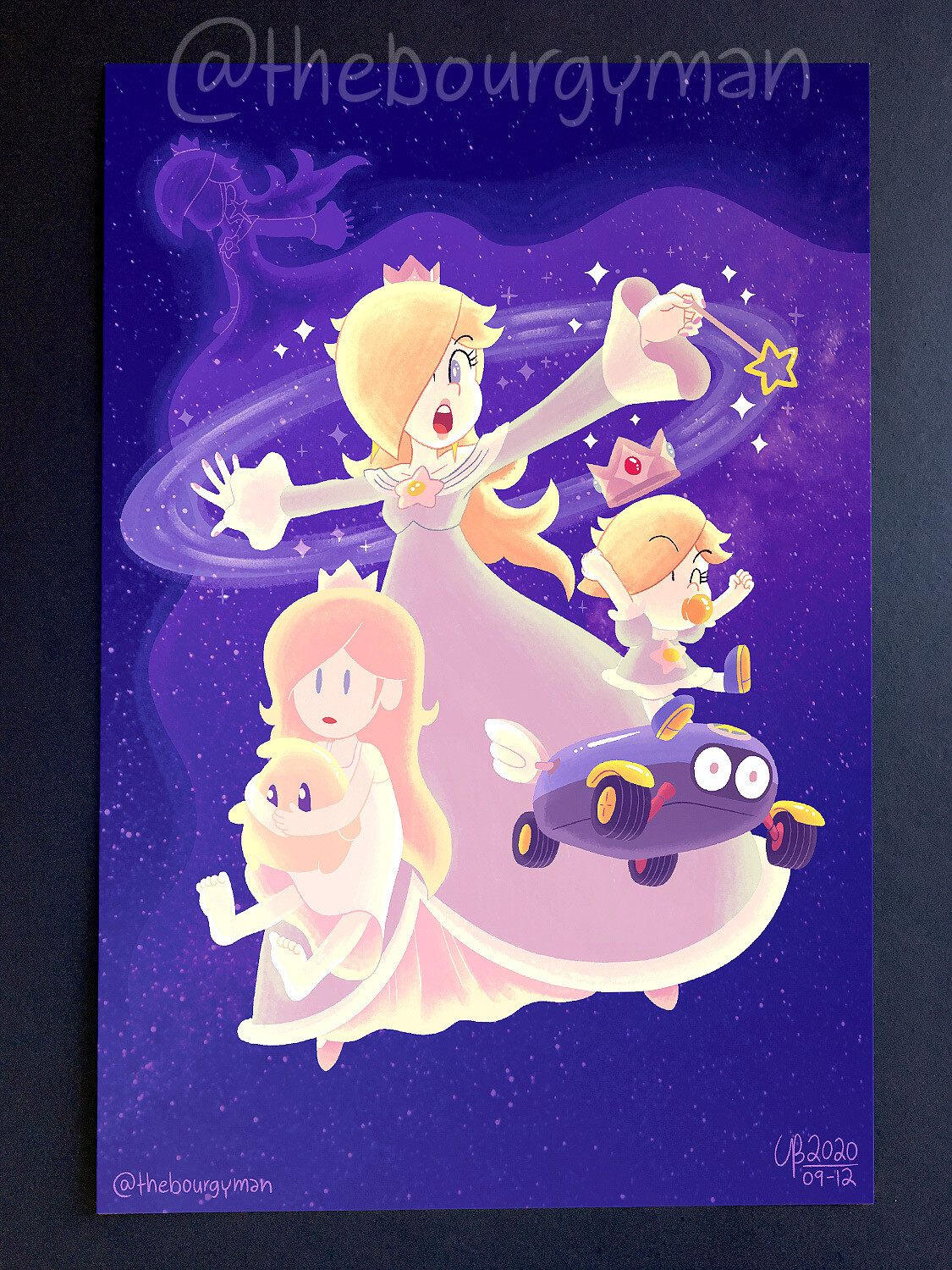 Watcher of the Cosmos (Super Mario) 12 x 18" poster/affiche