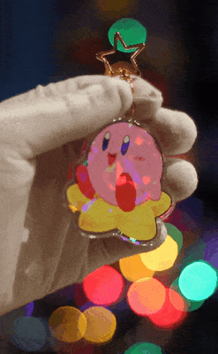 Kirby 2.5" holographic acrylic charm/porte-clé acrylique holographique