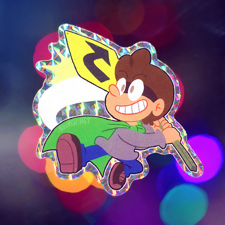 Supercrash 3.5&quot; prismatic sticker/autocollant prismatique