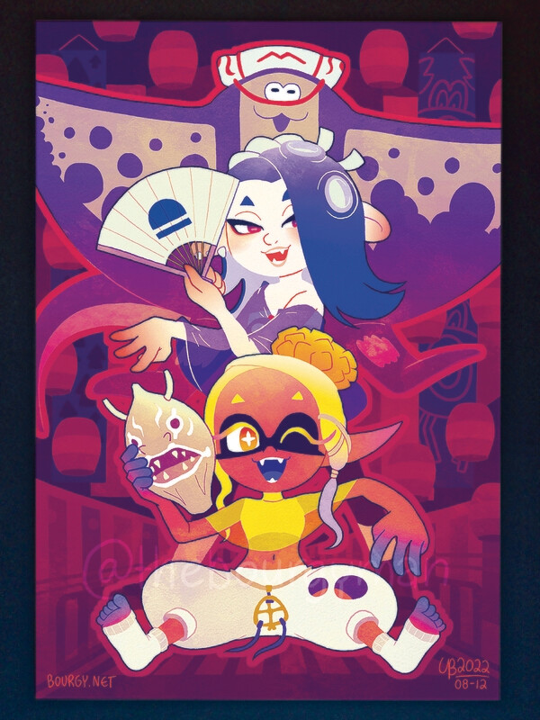Deep Cut (Splatoon 3) 12 x 18&quot; poster/affiche