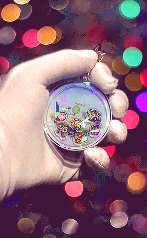 Smash Bros. 2.5" shaker acrylic charm/porte-clé acrylique brassable