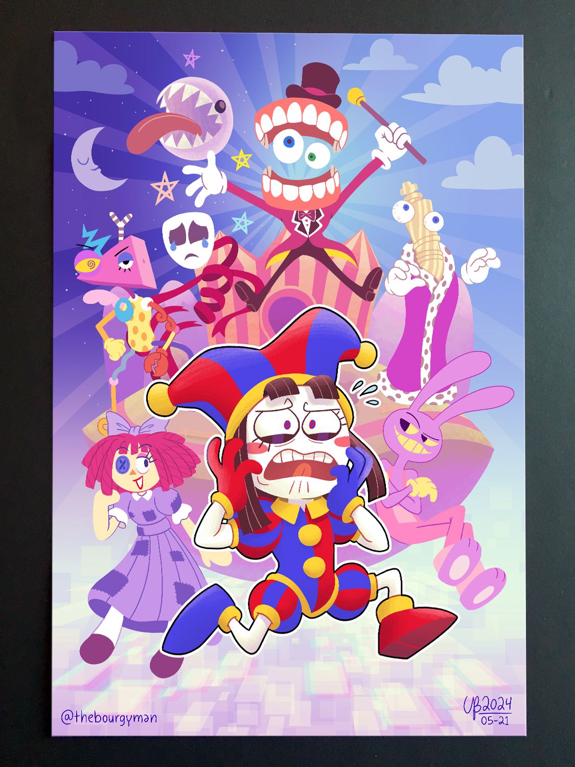 The Amazing Digital Circus 12 x 18&quot; poster/affiche
