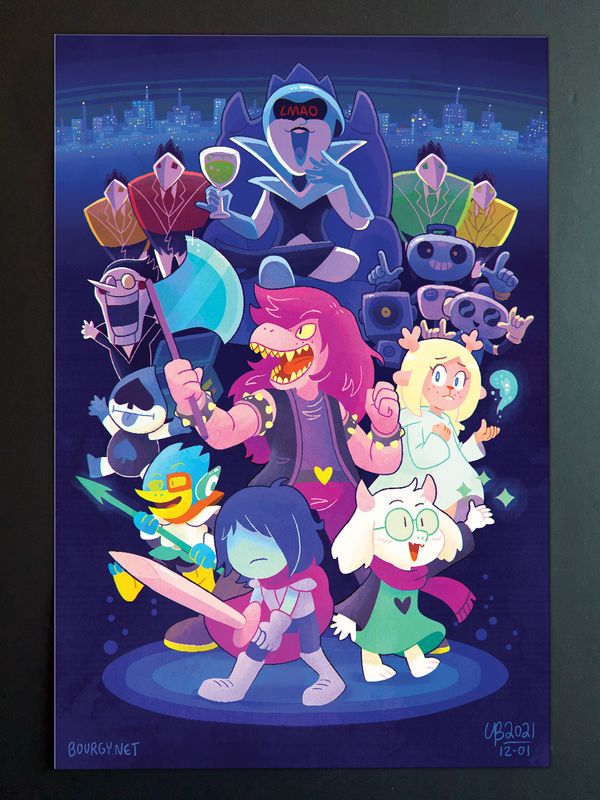 Deltarune, chapter 2 12 x 18&quot; poster/affiche