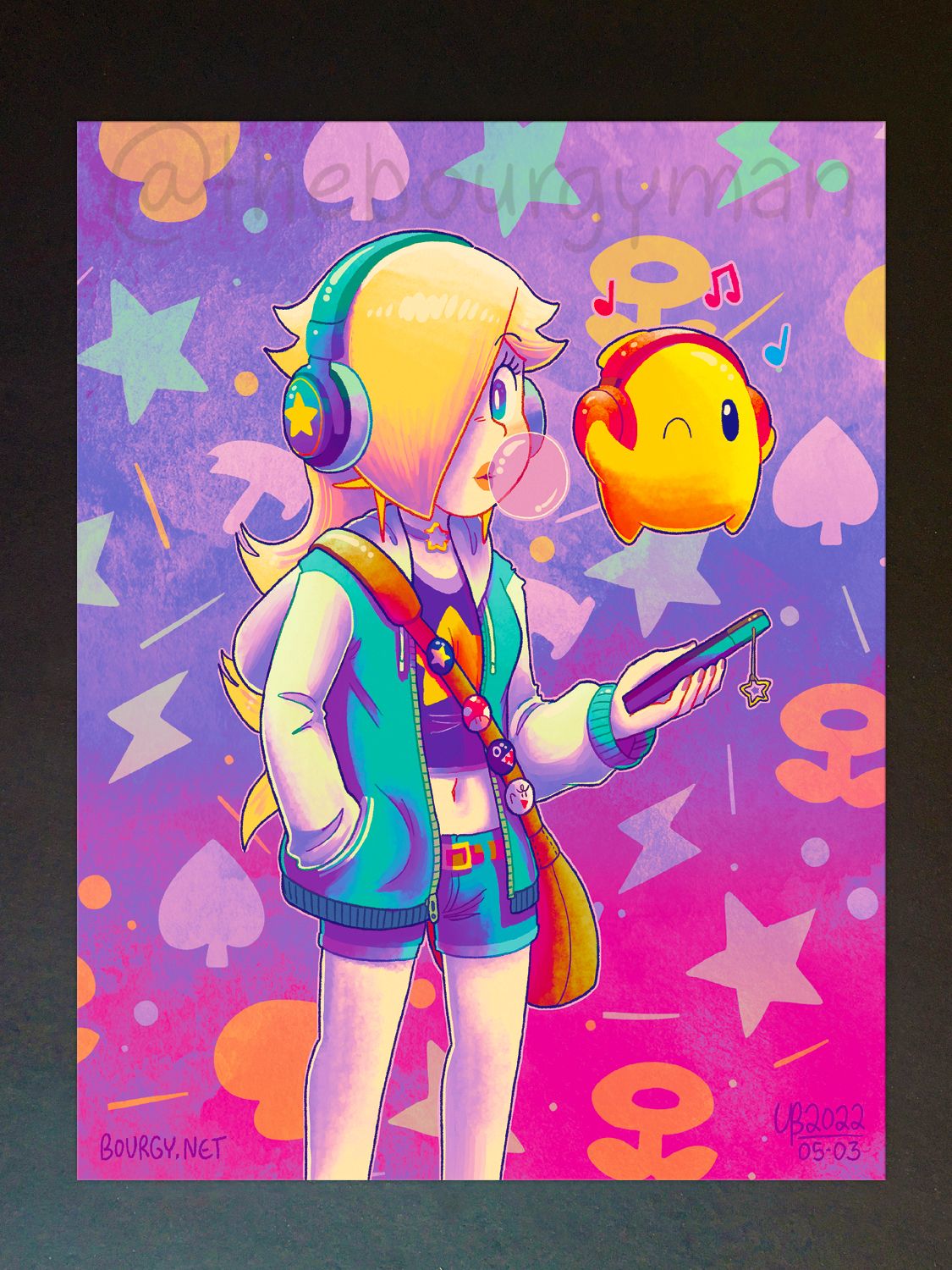 80&#39;s Rosalina (Super Mario) 8 x 10&quot; poster/affiche