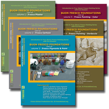 FS Membership - One time payment includes Buon Fresco Painting Foundations - FULL SET (5 Volumes)