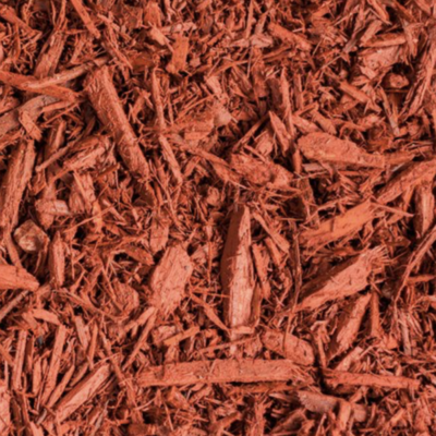 Red Dyed Hardwood Mulch