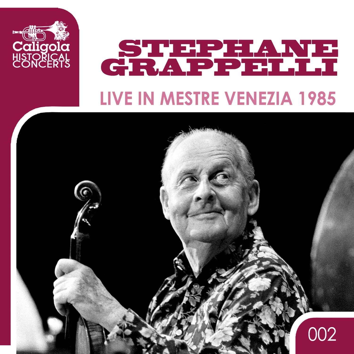STEPHANE GRAPPELLI  «Live in Mestre Venezia 1985»  (files .wav + covers .jpeg + booklet .pdf)