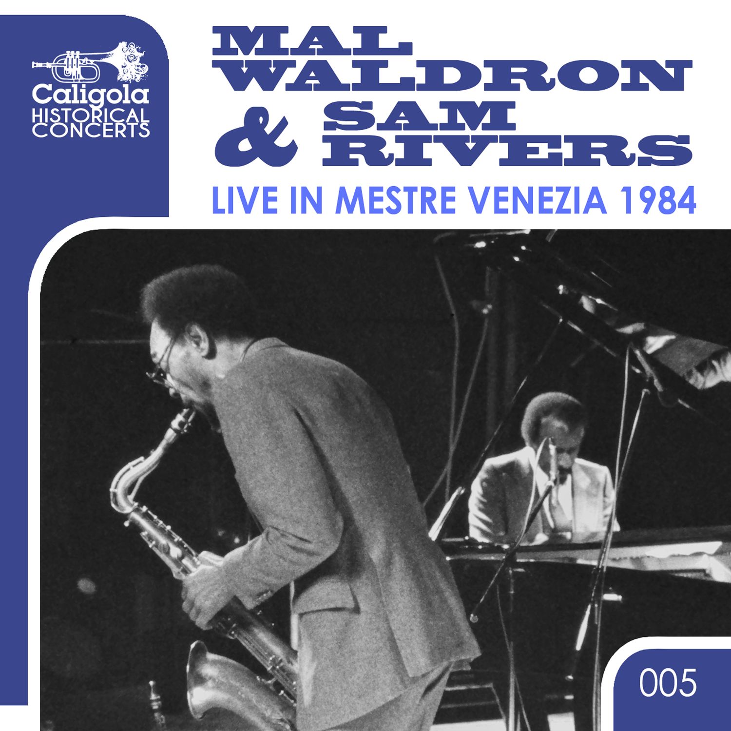 MAL WALDRON &amp; SAM RIVERS  «Live in Mestre Venezia 1984»  (solo digitale - digital only | files .wav + covers .jpeg + booklet .pdf)