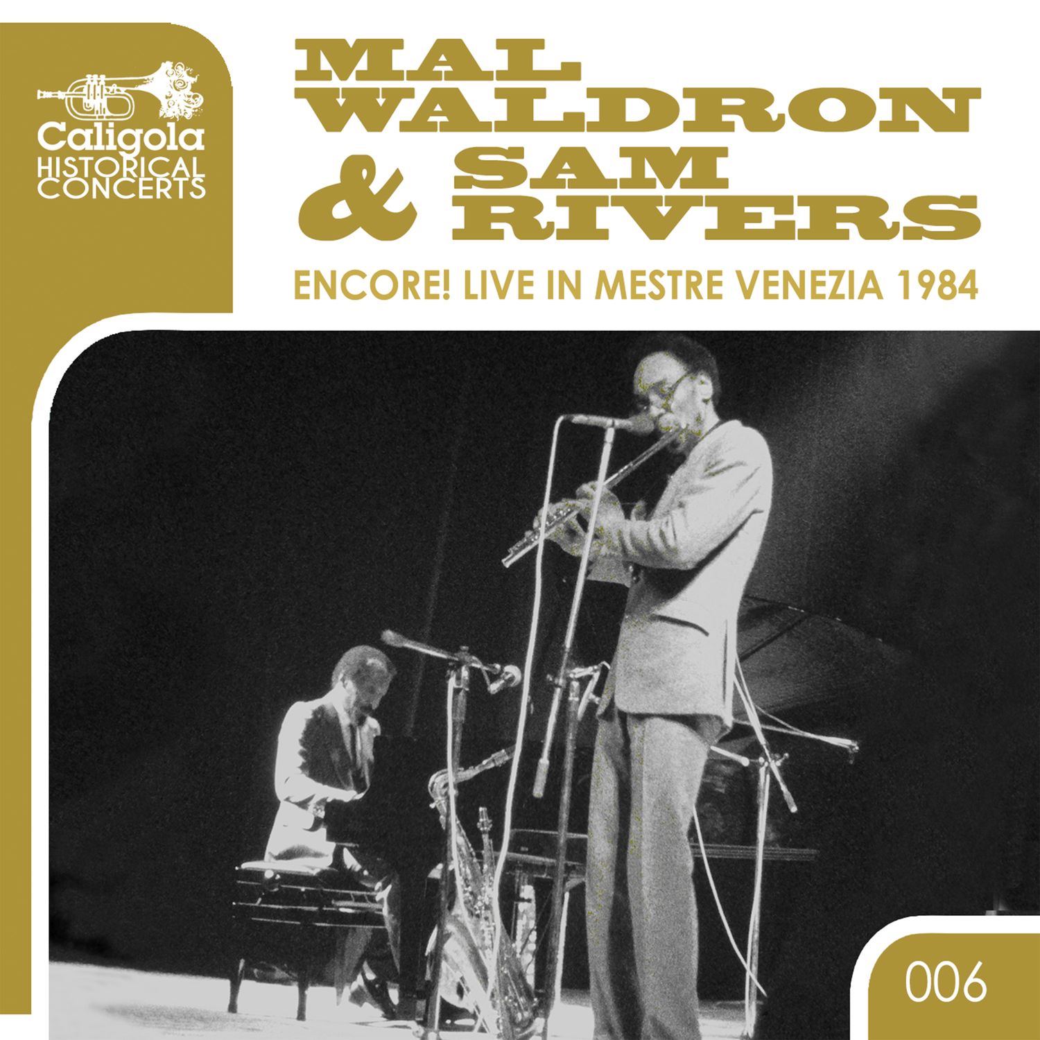MAL WALDRON &amp; SAM RIVERS  «Encore! Live in Mestre Venezia 1984»  (files .wav + covers .jpeg + booklet .pdf)