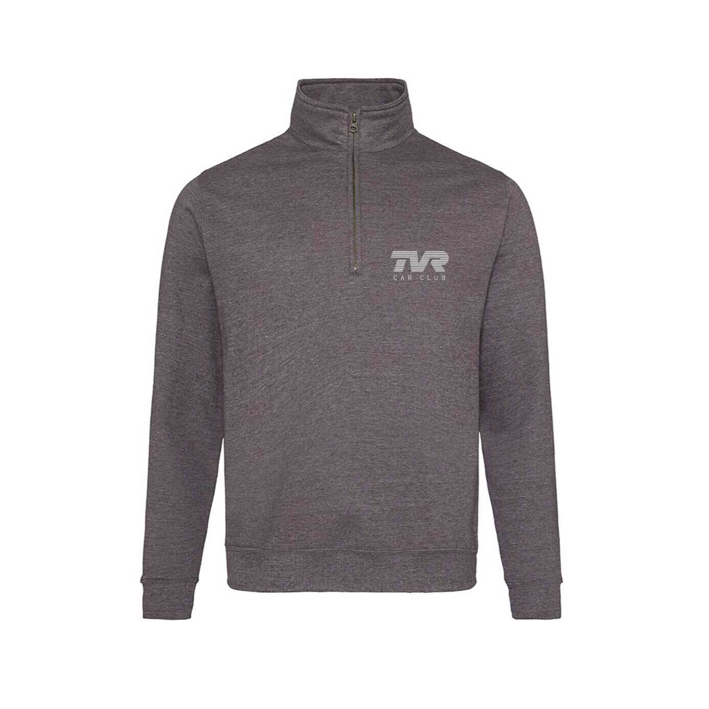 AWDis Zip Neck Sweatshirt - New logo