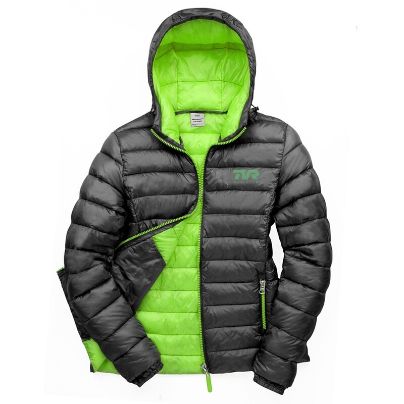 Ladies Result Snowbird padded jacket, Colours: Black/Lime Green