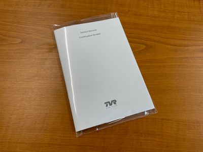 Service Record booklets - &#39;T-Series&#39;