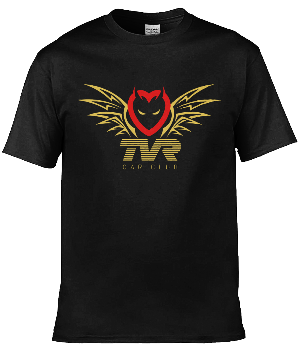 TVRCC T-shirt - Devil Wings &#39;Ladies design&#39;, Colour: Black