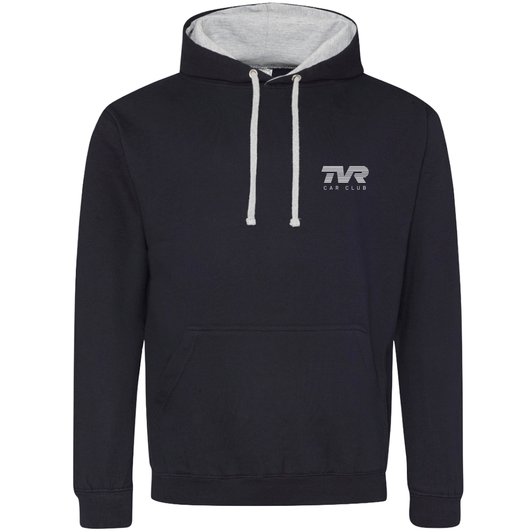 AWDis Varsity Hoodie - Unisex, Colours: New French Navy / Heather Grey