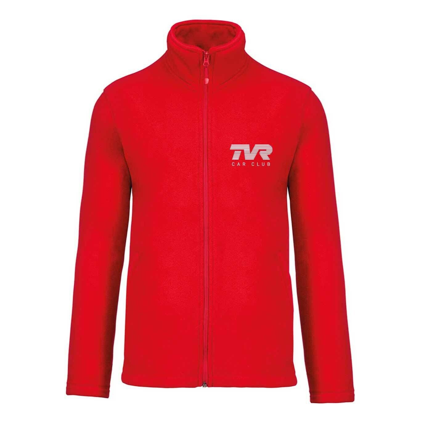 SALE - TVRCC Fleece - Logos may vary, Colour Options: Red, Size: Medium