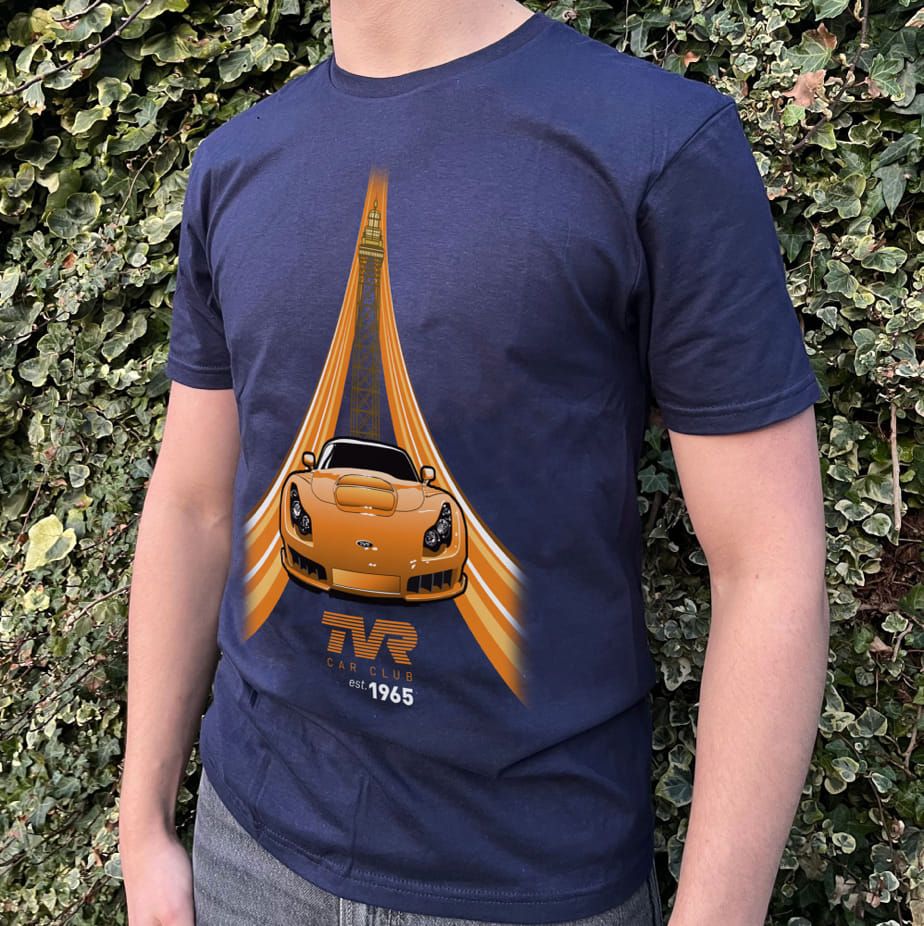 Blackpool Tower T-shirt - NEW Orange Design