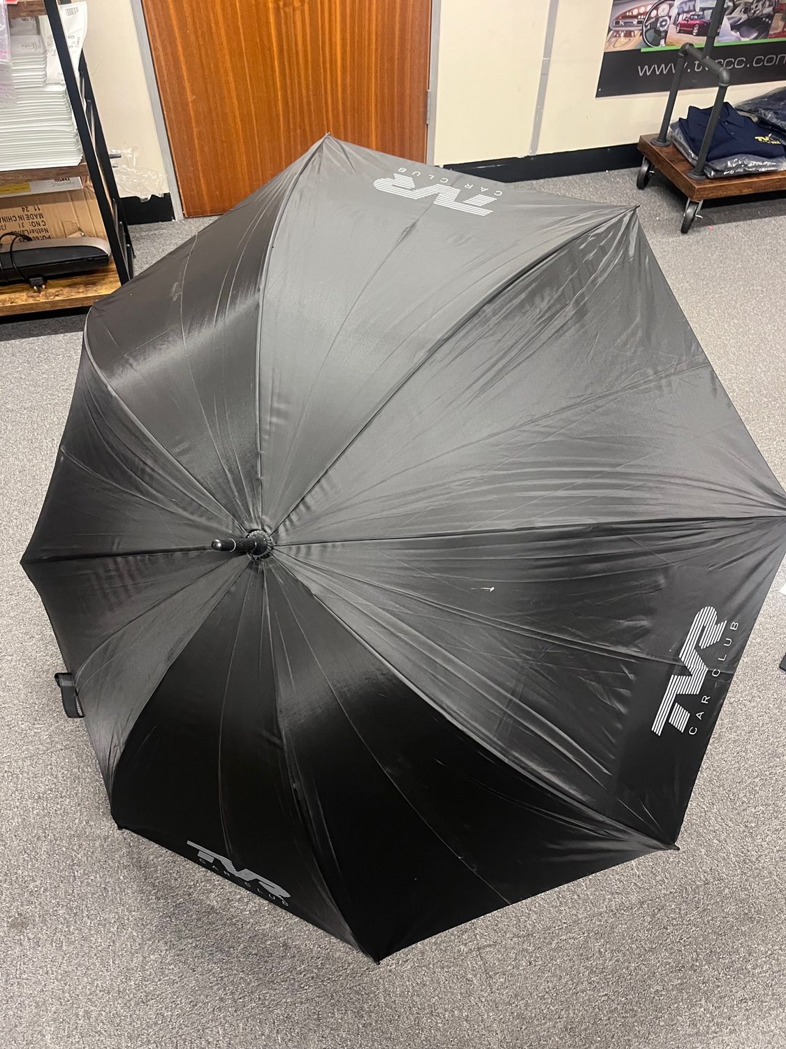 TVRCC Umbrella - Various Colours, Colour: Black - Grey Logo