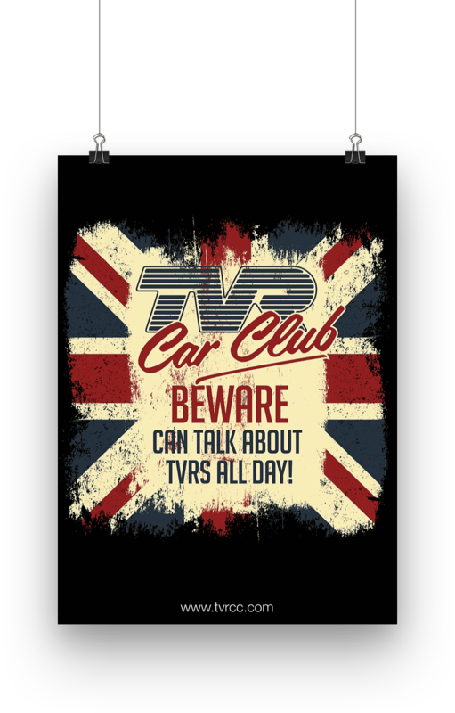 TVRCC Poster - Beware can talk about TVRs all day!