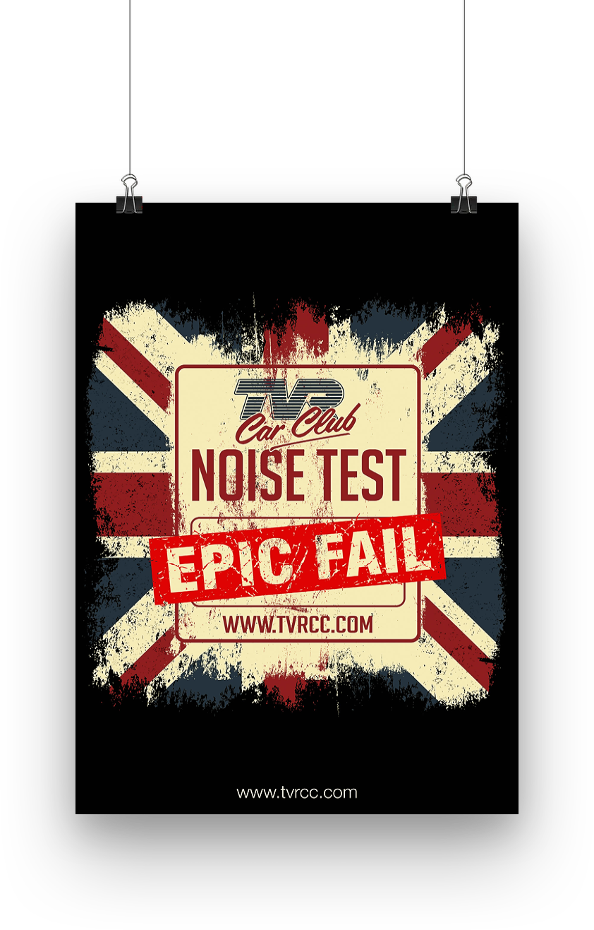 TVRCC Poster - Epic Noise Fail