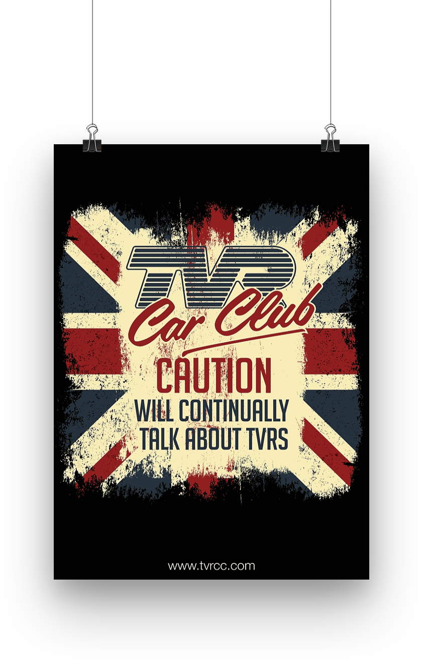 TVRCC Poster - Caution will continually talk about TVRs
