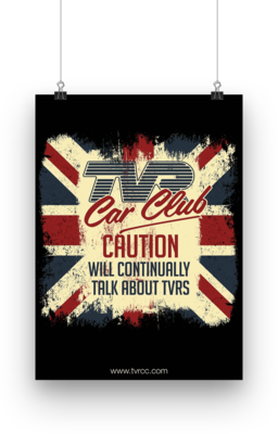 TVRCC Poster - Caution will continually talk about TVRs