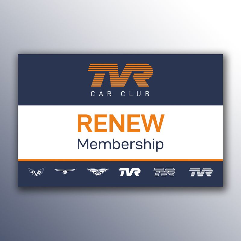 TVRCC (UK Only) Membership Renewal