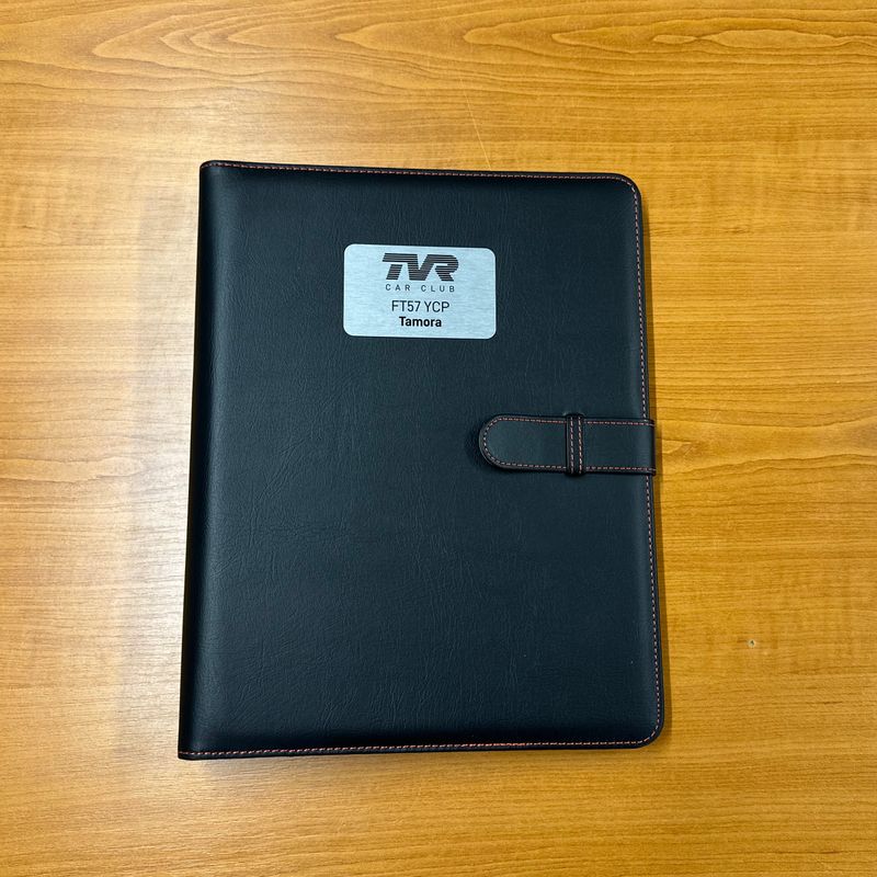 TVRCC Vehicle Documents Folder - personalised