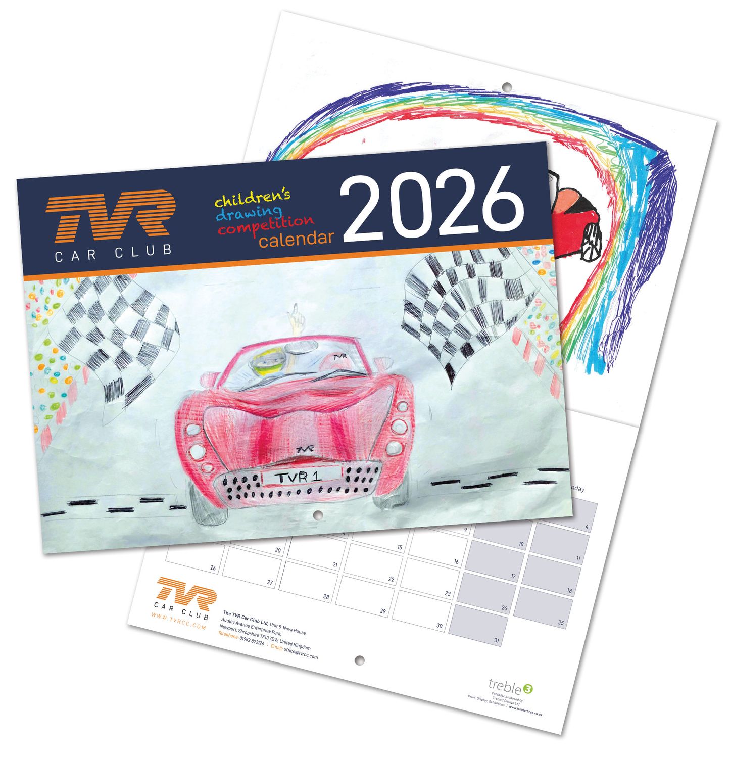 2026 TVRCC Childrens Drawing Competition Calendar
