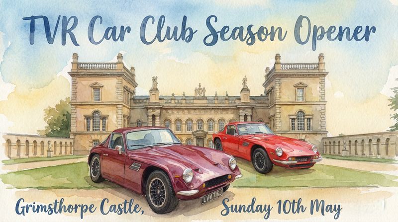 TVRCC Season Opener at Grimsthorpe Castle Park (Non refundable) - Sunday 10th May 2026