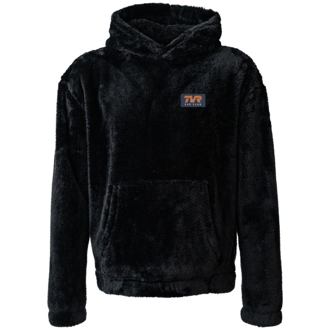 Fluffy Fleece Hoodie - Unisex, Colours: Black