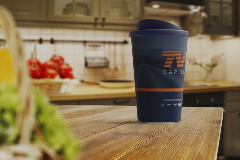 Insulated 350ml Spill-Proof  Travel Mug