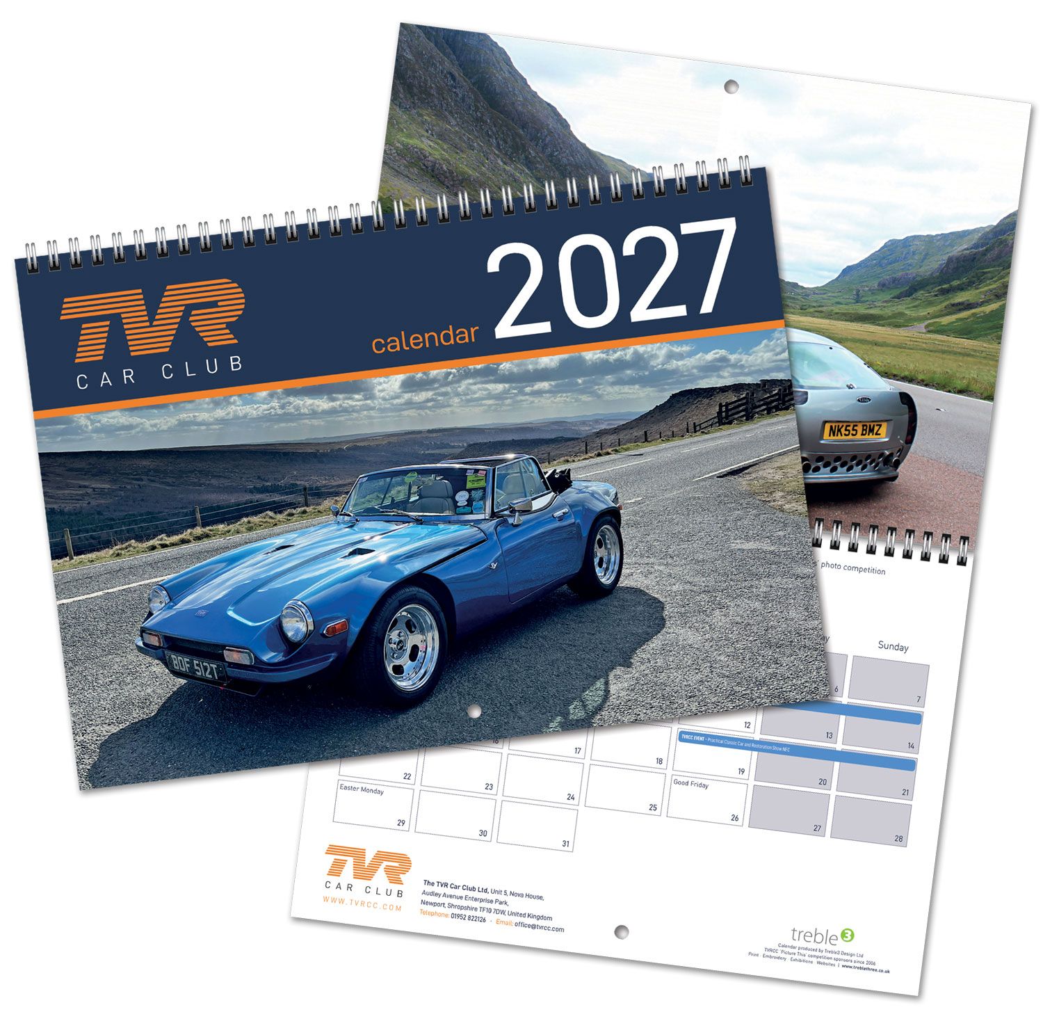2027 TVR Car Club Calendar