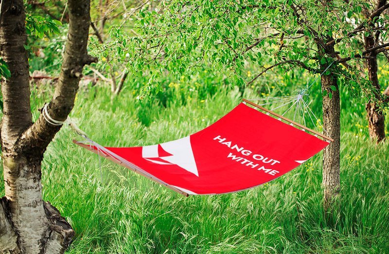 Hangmat met jouw bedrijfsnaam Hangmat met jouw bedrijfsnaam