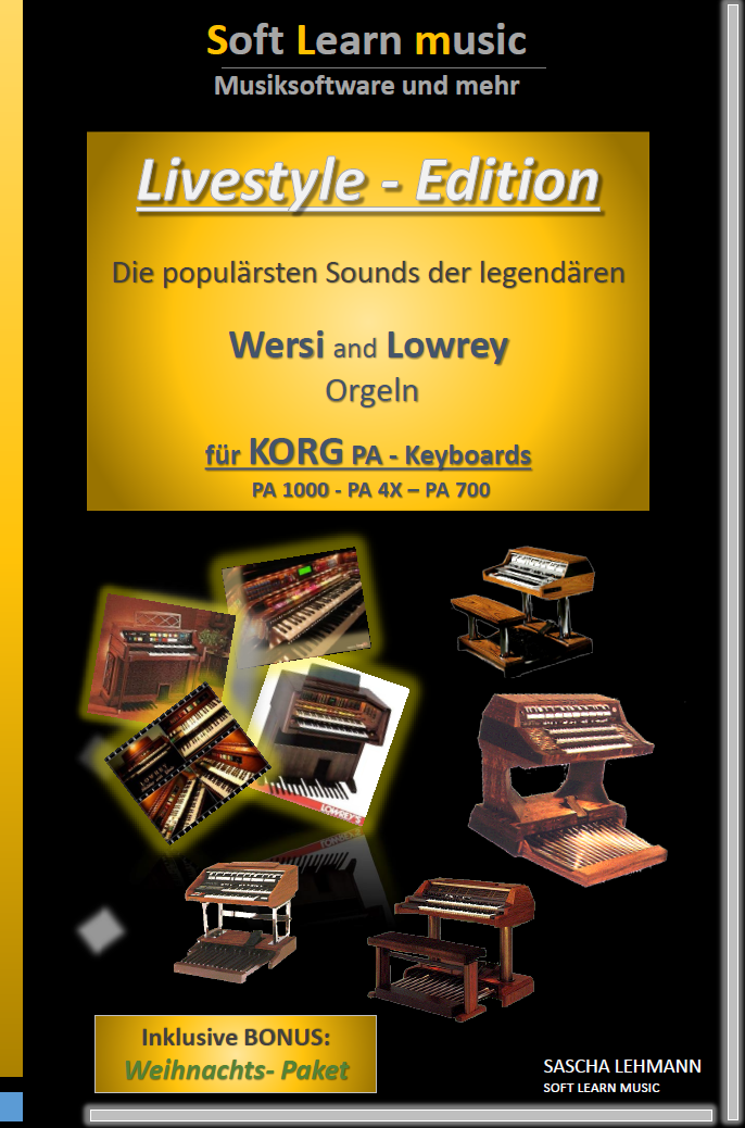 LIVESTYLE Edition                       für Korg PA 1000/PA 4 und PA5 !