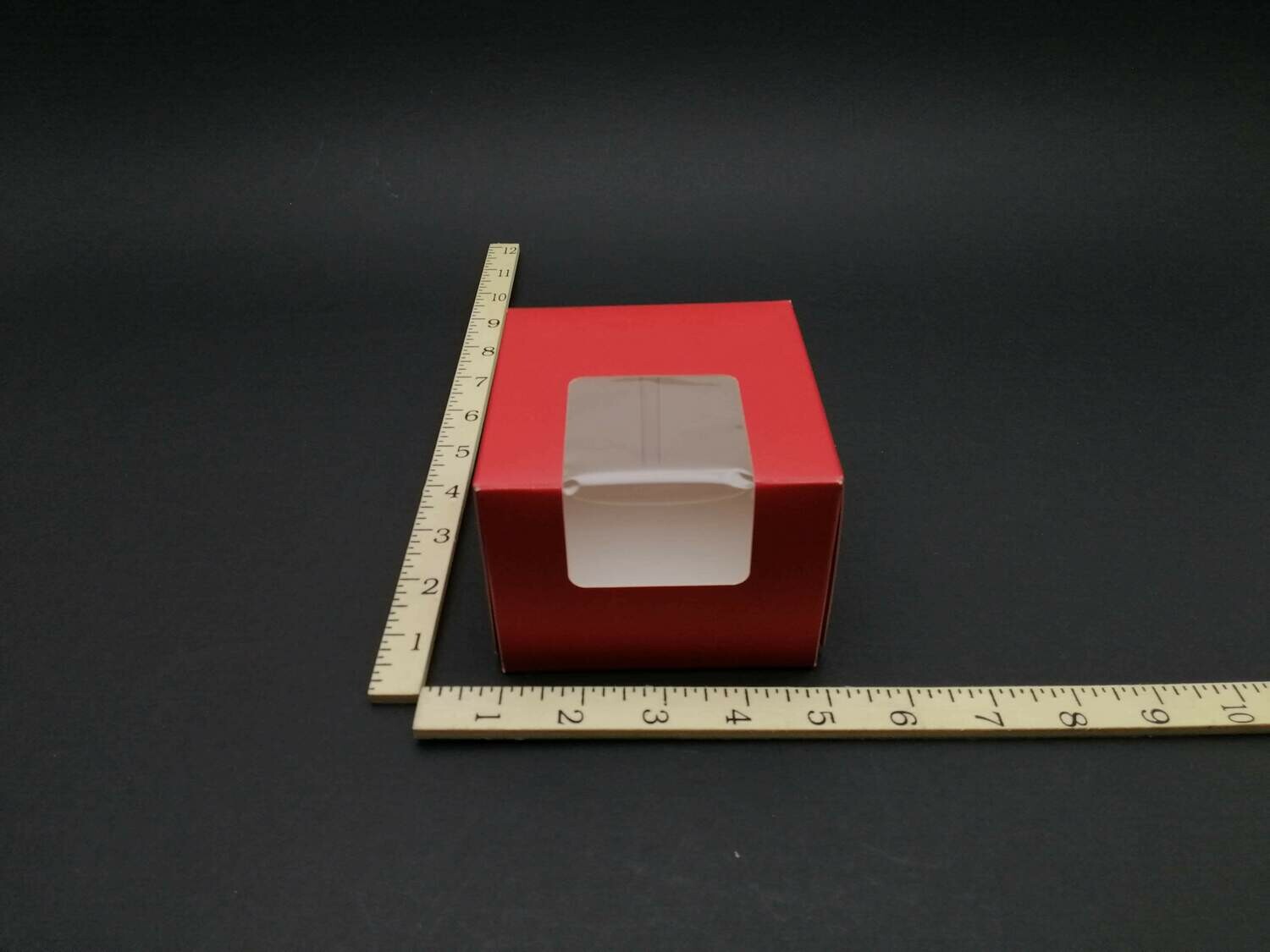 4&quot; X 4&quot; X 3&quot; DEEP RED 20&#39;s