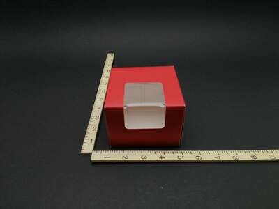 4&quot; X 4&quot; X 3&quot; DEEP RED 20&#39;s