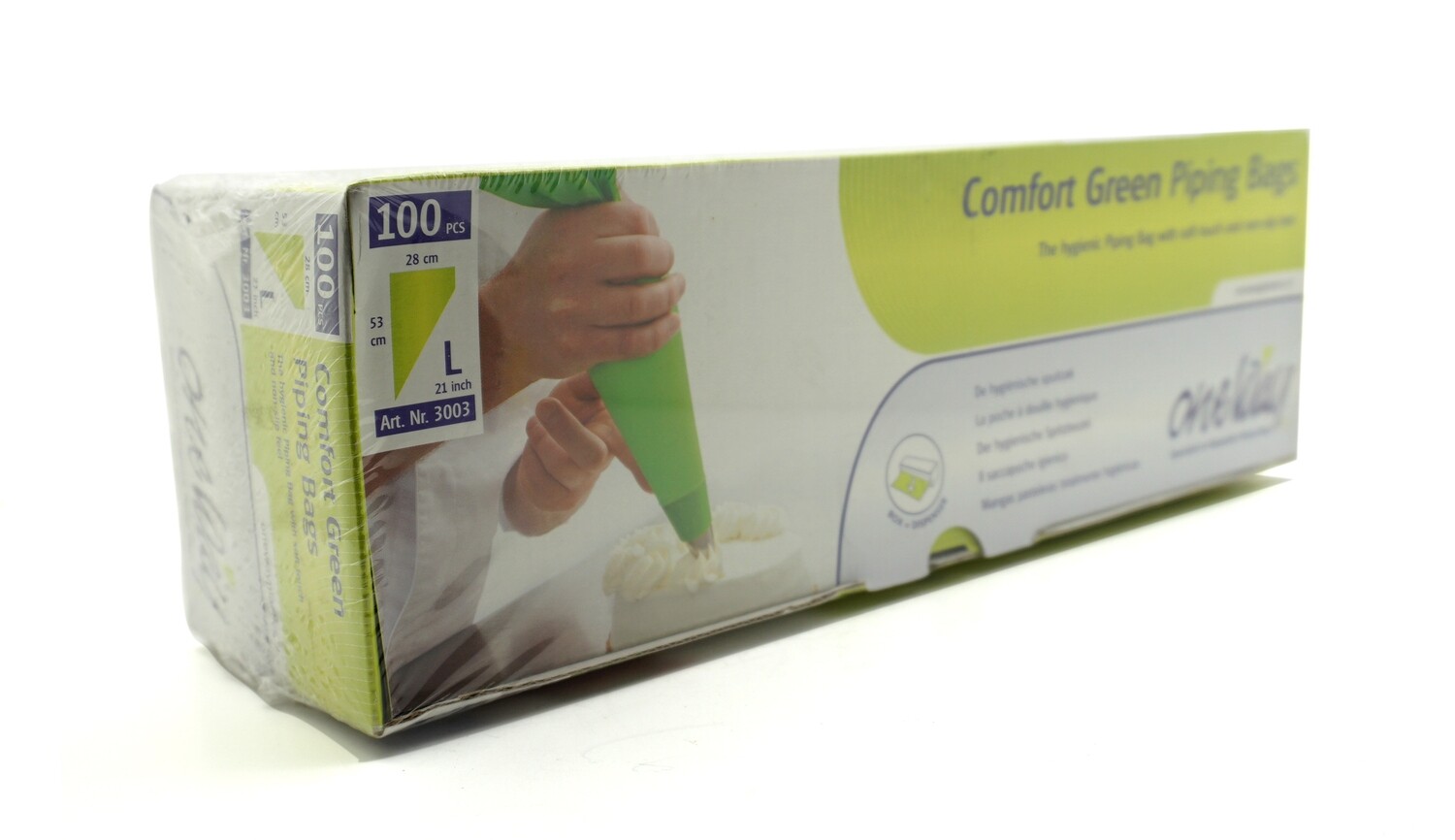 ONE WAY COMFORT GREEN PIPING BAG 53cm X 28cm LARGE