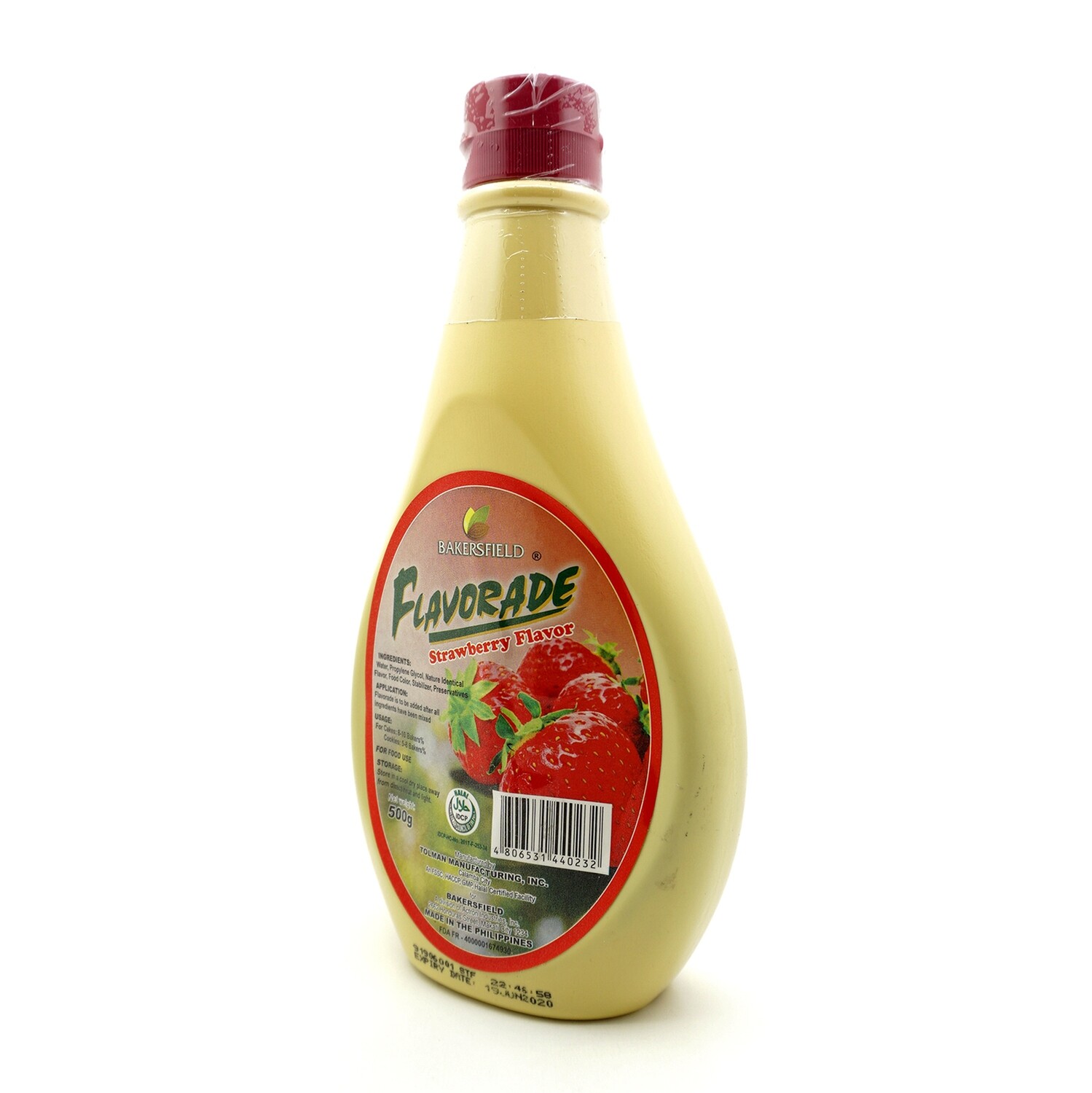BAKERSFIELD FLAVORADE STRAWBERRY 500g