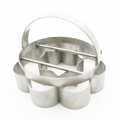 AT S/S DOUGHNUT CUTTER FLOWER 3&quot;