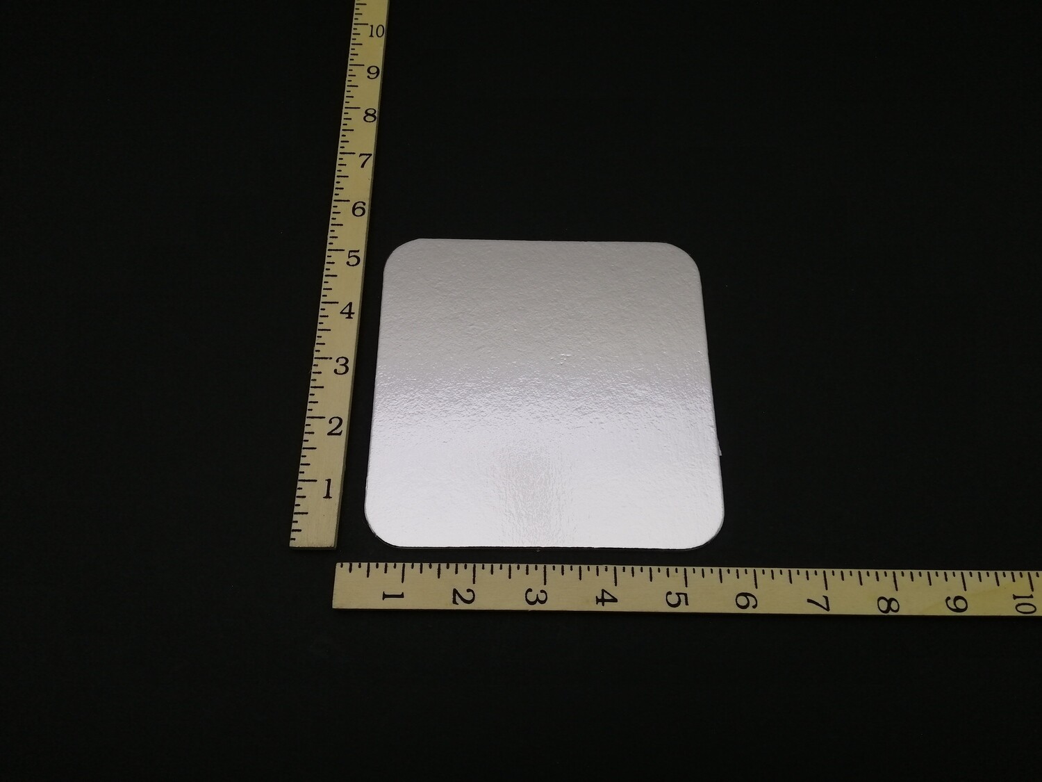 PREMIUM SILVER 5½&quot; X 5½&quot; CAKE BOARD