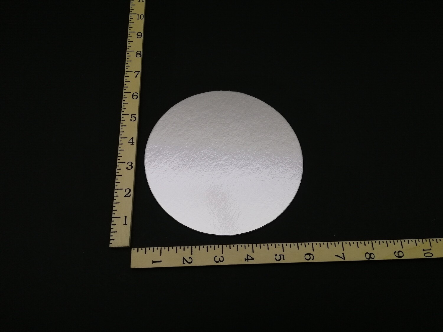 PREMIUM SILVER 6&quot; CAKE BOARD