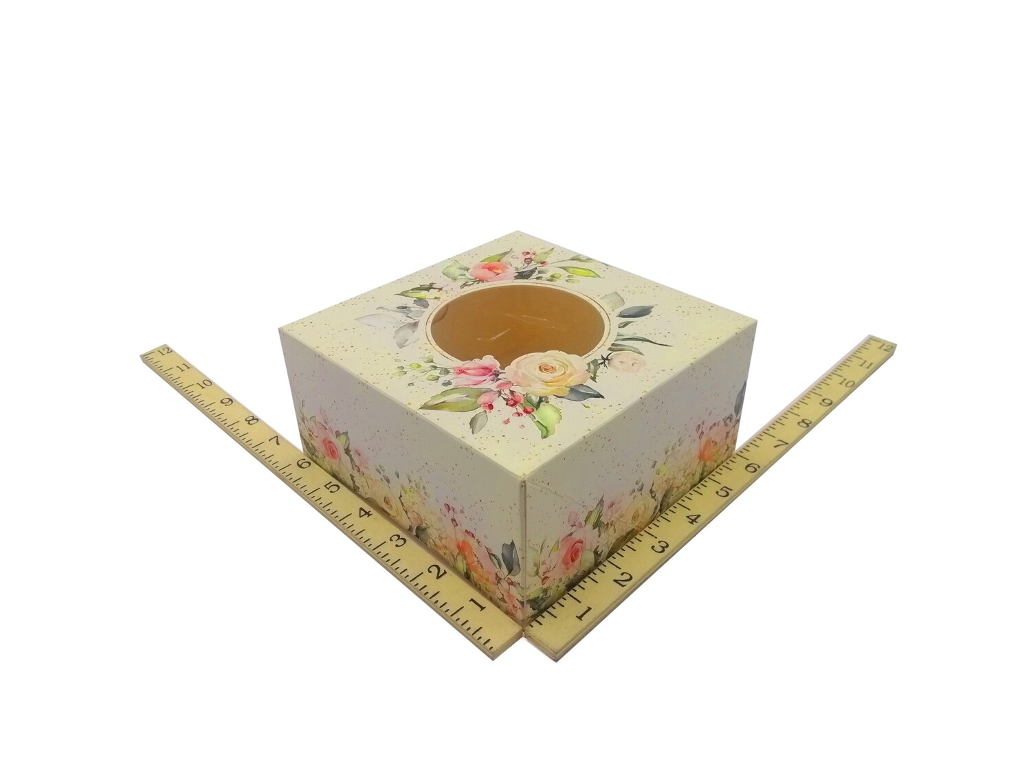 6&quot; X 6&quot; X 3&quot; FLORAL SPARKLE 20&#39;s