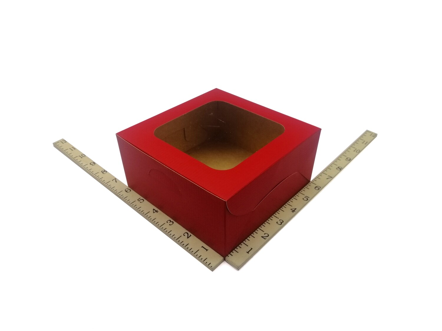 6&quot; X 6&quot; X 3&quot; DEEP RED 20&#39;s