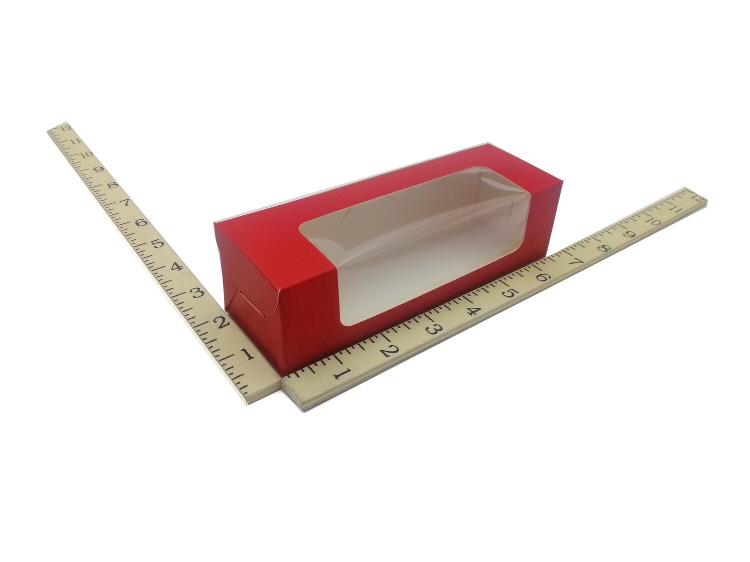 2&quot; X 6½&quot; X 2&quot; MINI CUPCAKE BOX RED 20&#39;s
