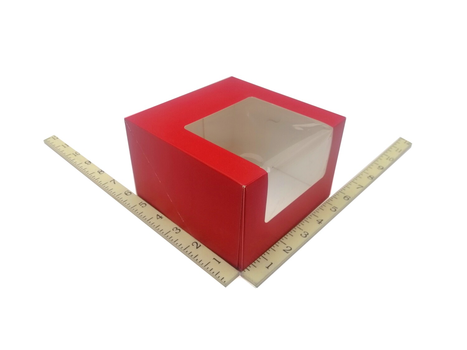 5½&quot; X 5½&quot; X 3½&quot; DEEP RED 20&#39;s