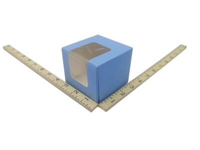 SOLO CUPCAKE BOX POWDER BLUE 20&#39;s