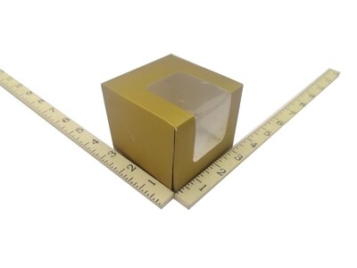SOLO CUPCAKE BOX CLASSIC GOLD 20&#39;s