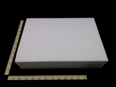 STYRO RECTANGULAR 12&quot; x 16&quot; x 3&quot;